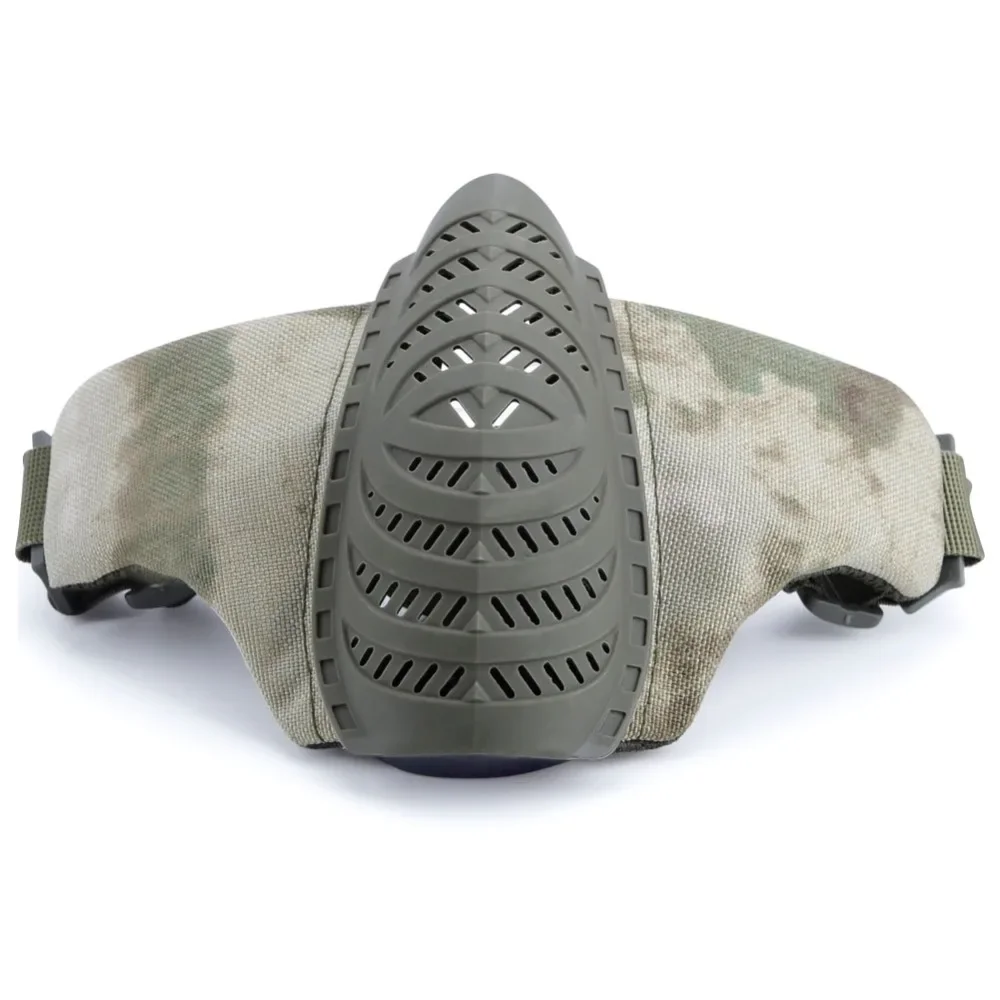 

Outdoor Tactical Half Face Mask Airsoft Military Protection CS Biochemical Game Cosplay Masks Shooting Hunting Paintball Mask