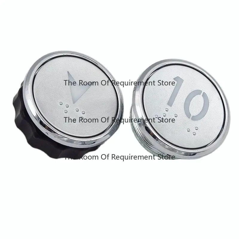 5pcs BR27C Elevator Button With Braille Elevator Accessories PL0005