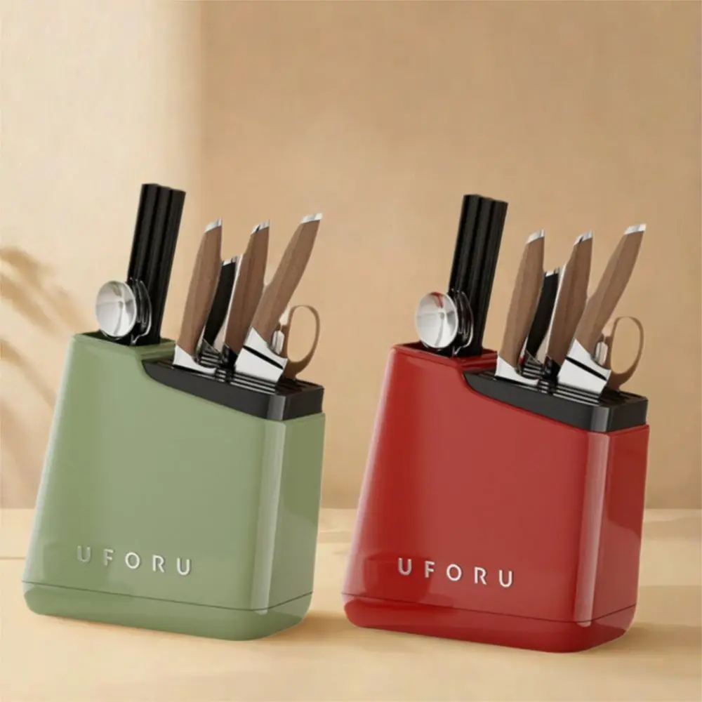 

Practical Stable Knives Storage Rack Anti-slip Space Saving Chopstick Bucket Large Capacity Plastic Cutlery Organizer Kitchen