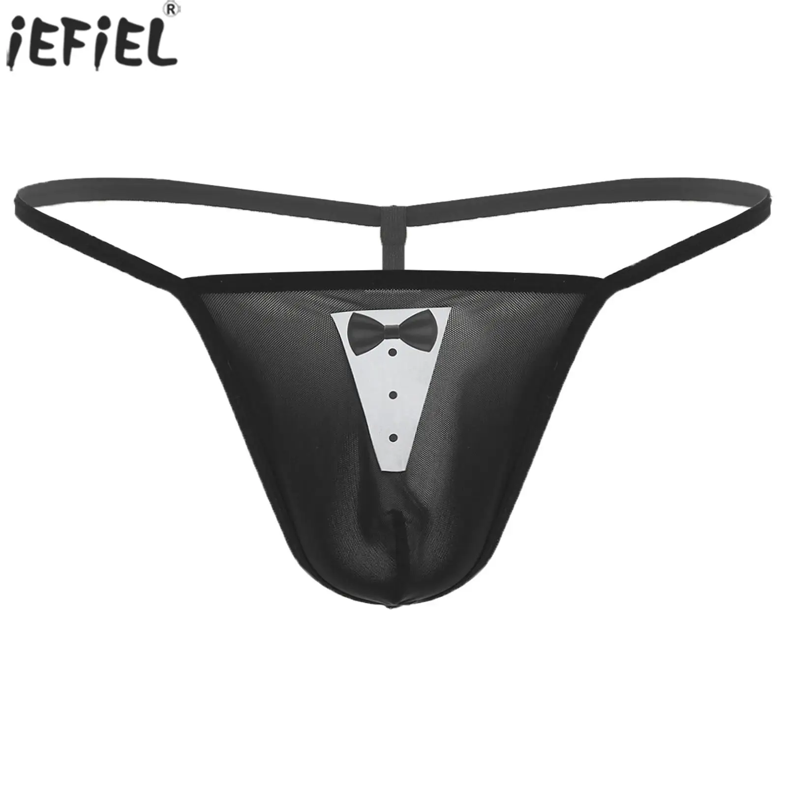 

Men Adult Sissy Tempting Thongs Sheer Mesh Bulge G-string T-back Thong Underwear for Gays Dating Night Couple Games Nightwear