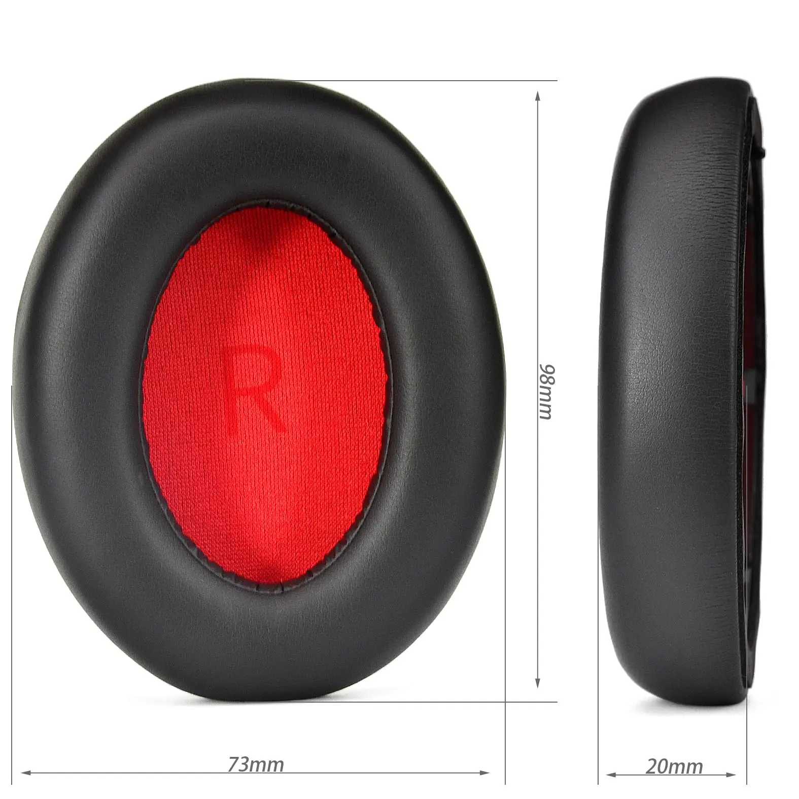 Replacement Ear Pads for 1MORE SonoFlow/SonoFlow SE Headphones,Ear Pads with Soft Protein Leather, Noise Isolation Foam