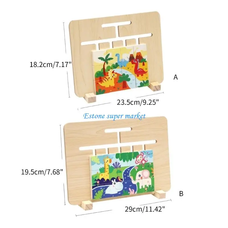 090B Puzzle per bambini Giocattolo colorato Giocattolo educativo precoce Puzzle Giocattolo per allenamento con coordinazione per