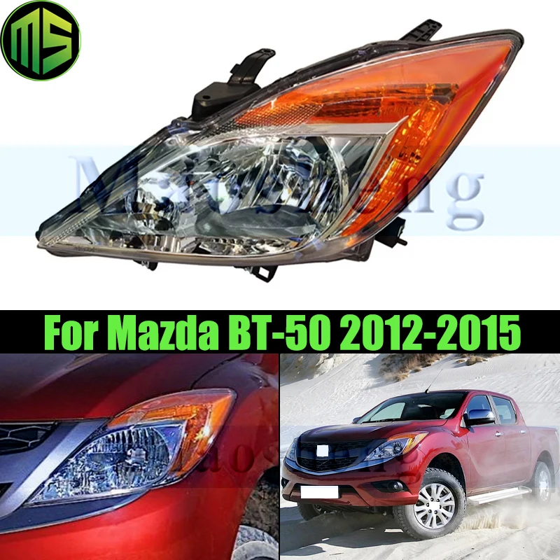 

Передний бампер Maosheng, головной фонарь для Mazda BT-50 2012-2015, фара, передний указатель поворота