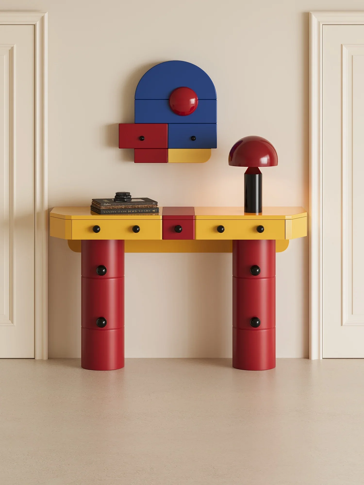 

Легкий роскошный креативный коридор, многофункциональный вход для хранения вещей