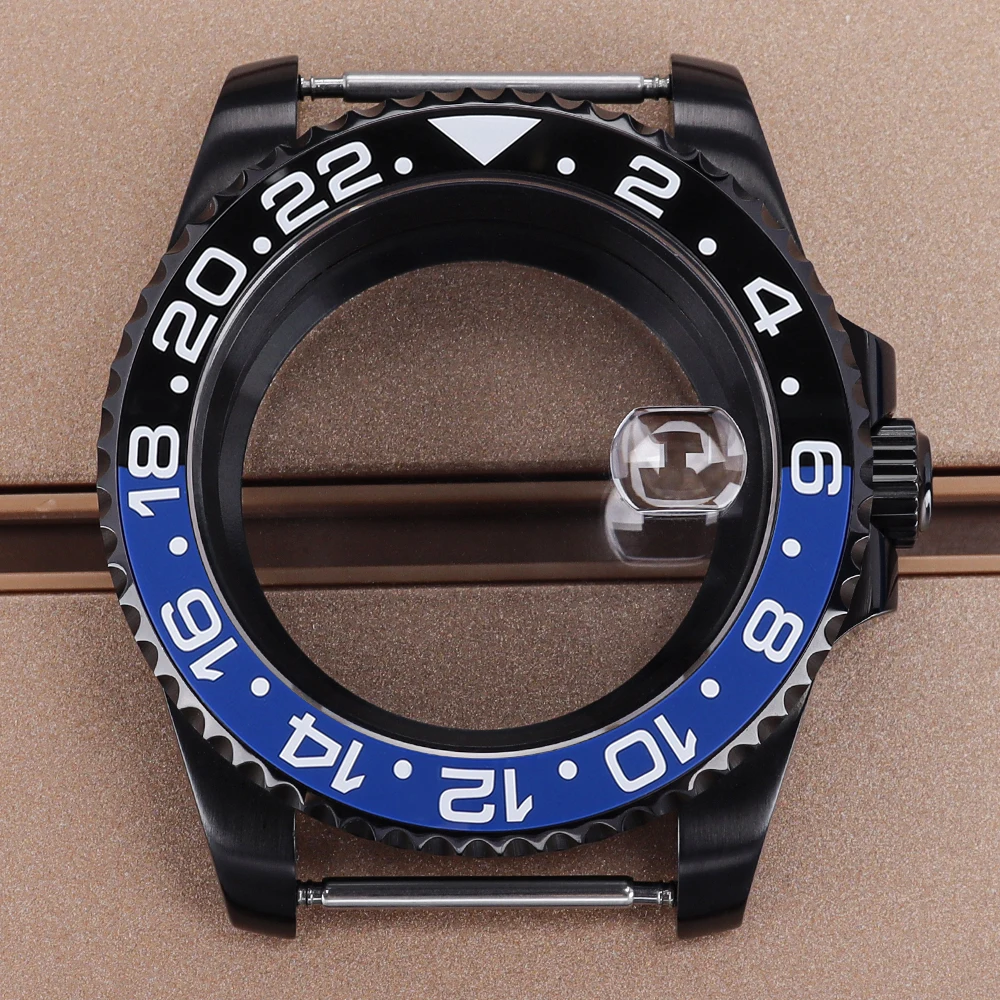 40 مللي متر 20ATM غواص ساعة حافظة الياقوت الزجاج ل SUB GMT NH35 NH36 NH34NH38 4R36 NH70 Miyota8215 ETA2824 ساعة يد تعمل بالحركة قطع الغيار