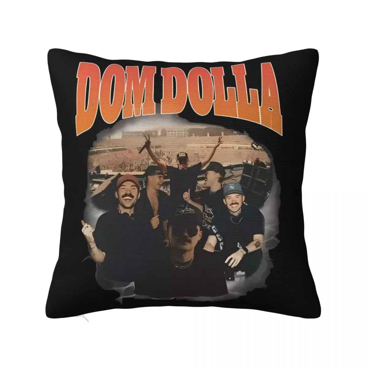 Dom Dolla Edm Style Bootleg Rap Dom Dolla Home Sofa Cushion Cover Covers For Bed Pillows Pillow Case Pillow Cover