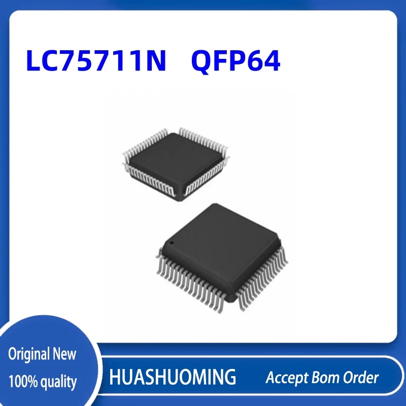 2 قطعة/الوحدة جديد LC75873N LC75711N LC75372 LC75873 LC75711 LC75372 QFP