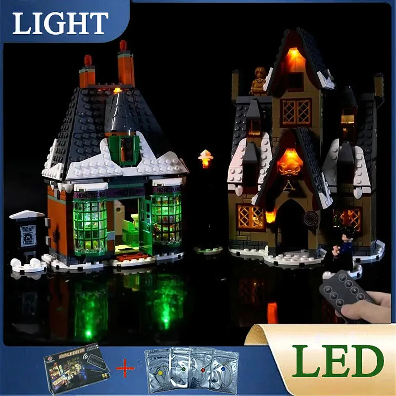 RC DIY LED Light Kit For LEGO 76388 Village Visit Collectible Model ( Only LED Light,Without Blocks Model)