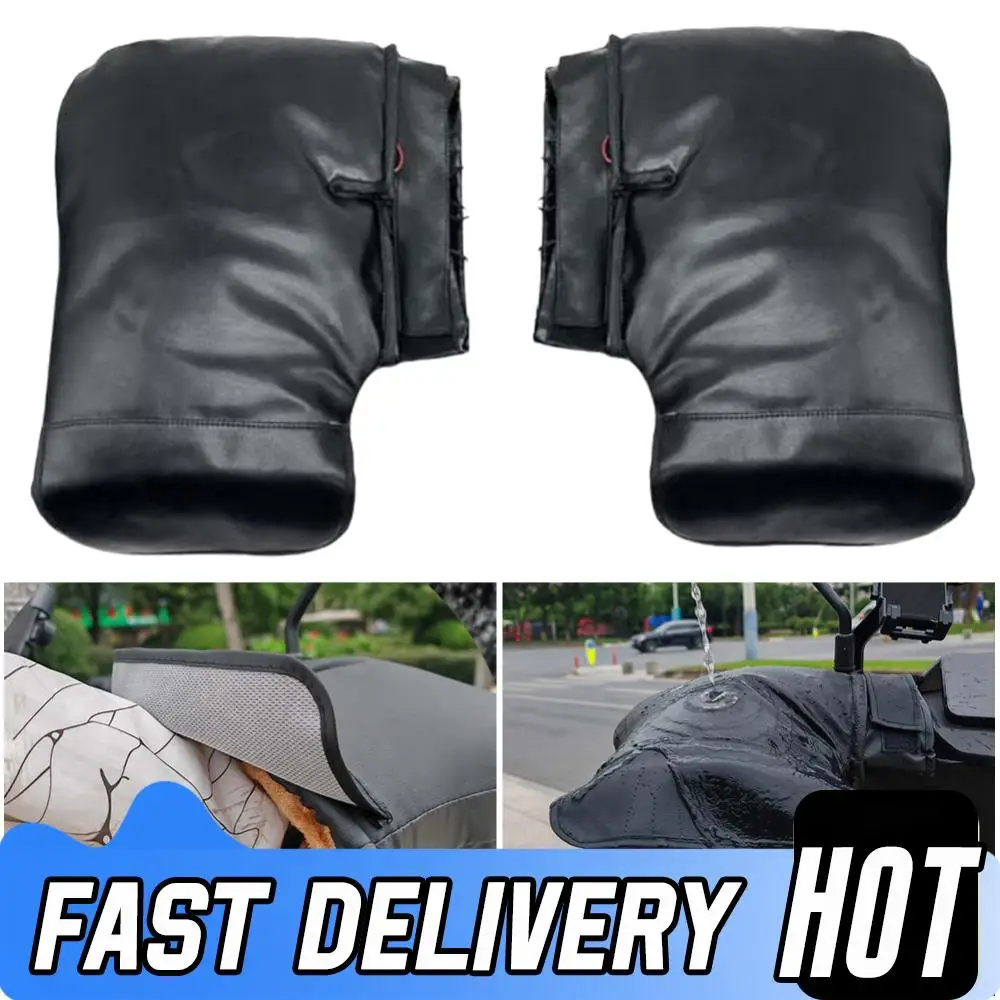 

Electric Heating Handlebar GlovesWinter Cycling Gloves Waterproof Handle Bar Mitts 3 Levels Thermal Gloves for Outdoor Riding