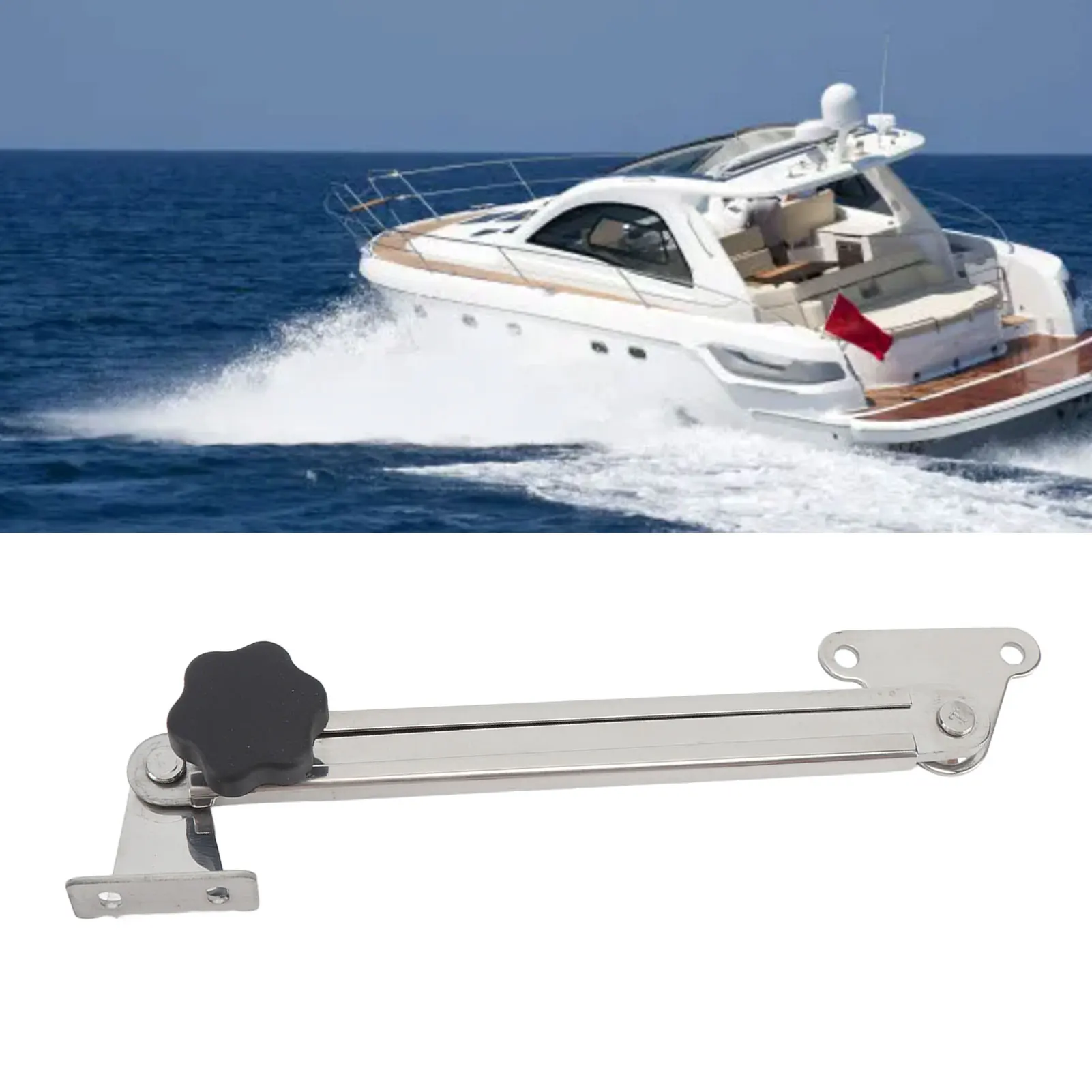 

Hatch Lid Stay Adjuster Boat Hatch Lid Stay Support Marine Grade Retractable 6in To 11in Anti Rust Strong Support for Yacht