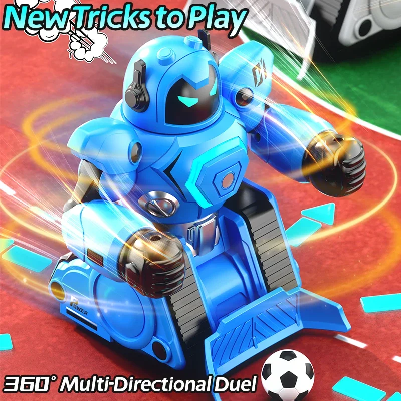 RC Combat Battle Robot Kit 2 Player Competitive Soccer Robot Rechargeable LED Toy For Kid Birthday Present view 4