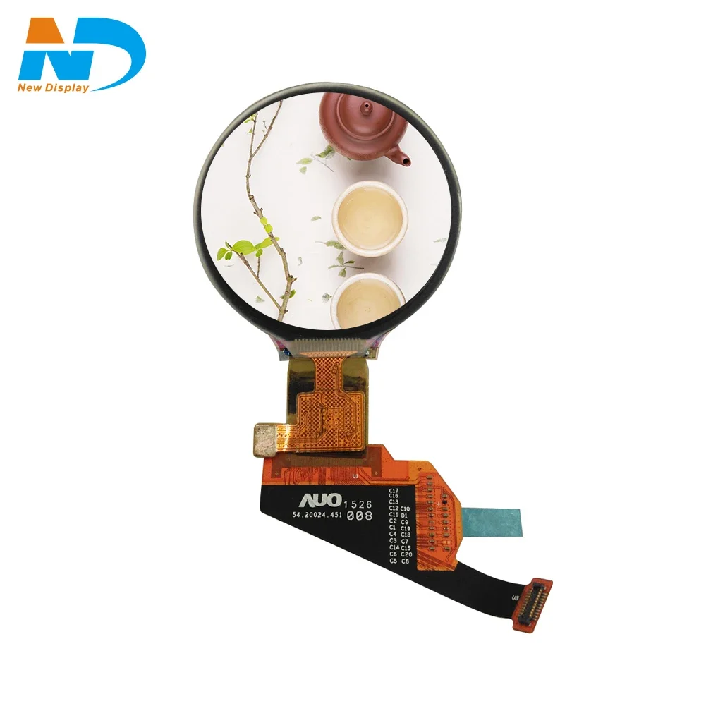 1.3 Inch 360*360 Round TN TFT LCD Display With MIPi Interface Touch Panel Enabled