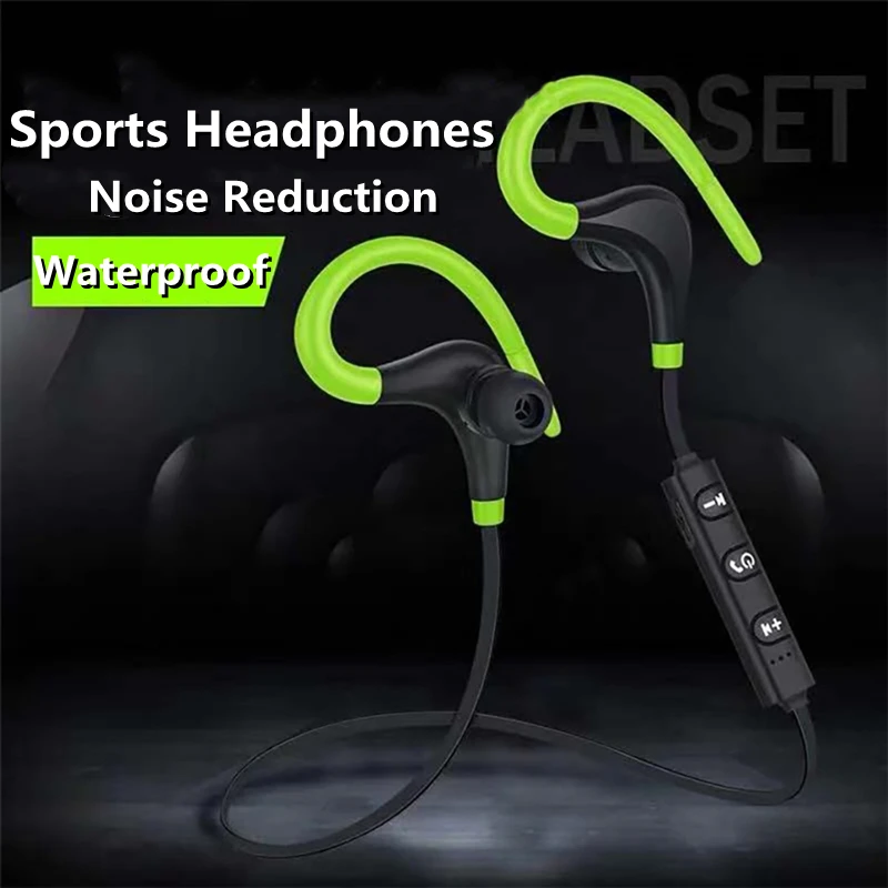 Sports Bireless Bluetooth Headset Stereo Music Headset Universal Mini earhook Headset Sports Neck Hanging Anti-Lost HIFI