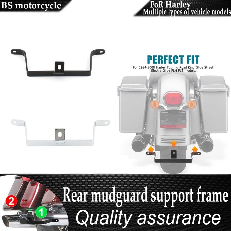 FoR Harley Touring Electra Glide Road King FLHX FLTR 84-08 Motorcycle Saddlebag Extension Mount Bracket
