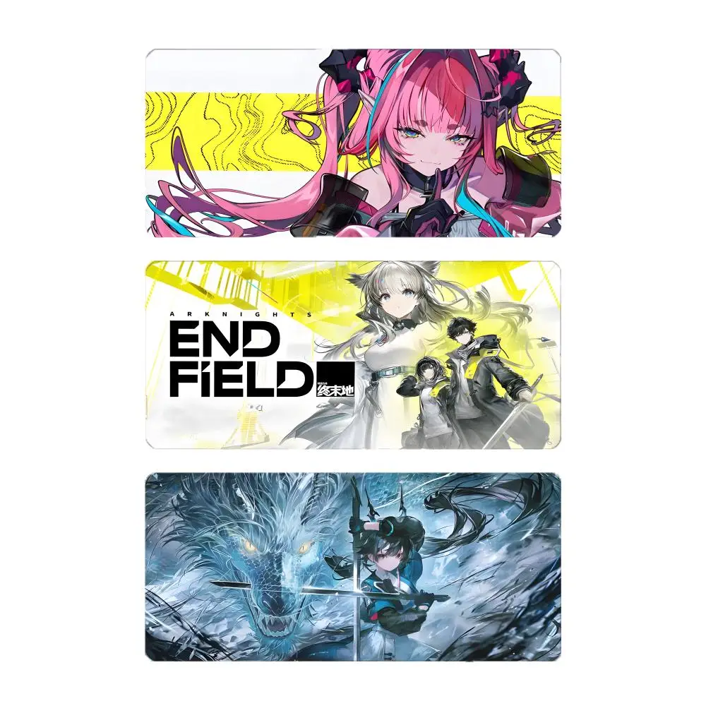 game strategy A-Arknights Endfield Mouse Pad Large Gaming Mousepad with Stitched Edges Thickened Desk Mat PC