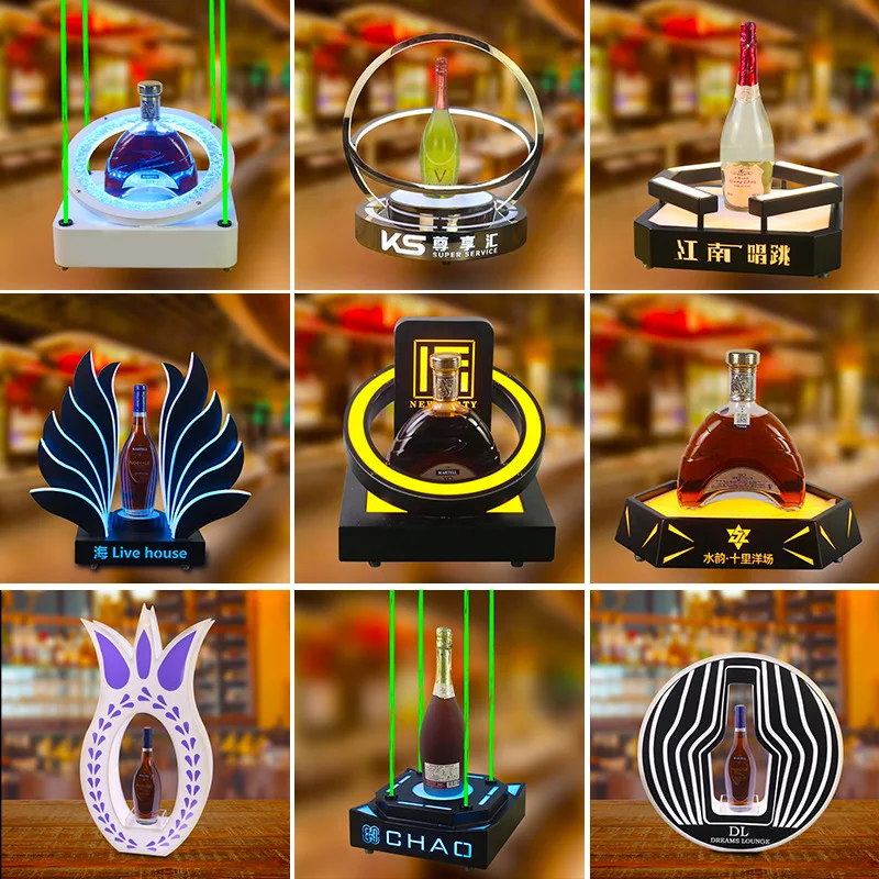 

Бар Светящееся сиденье для вина KTV Лазерная стойка Шампанское Красная зарубежная витрина Креативная стойка