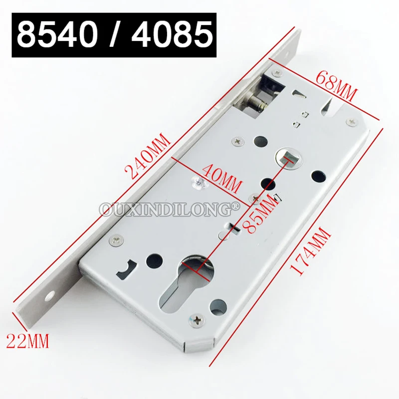 Европейский врезной дверной замок 85X40/40X85, защитный противоугонный дверной замок, запасные части Европейский врезной дверной замок 85X40/40X85, защитный противоугонный дверной замок, запасные части