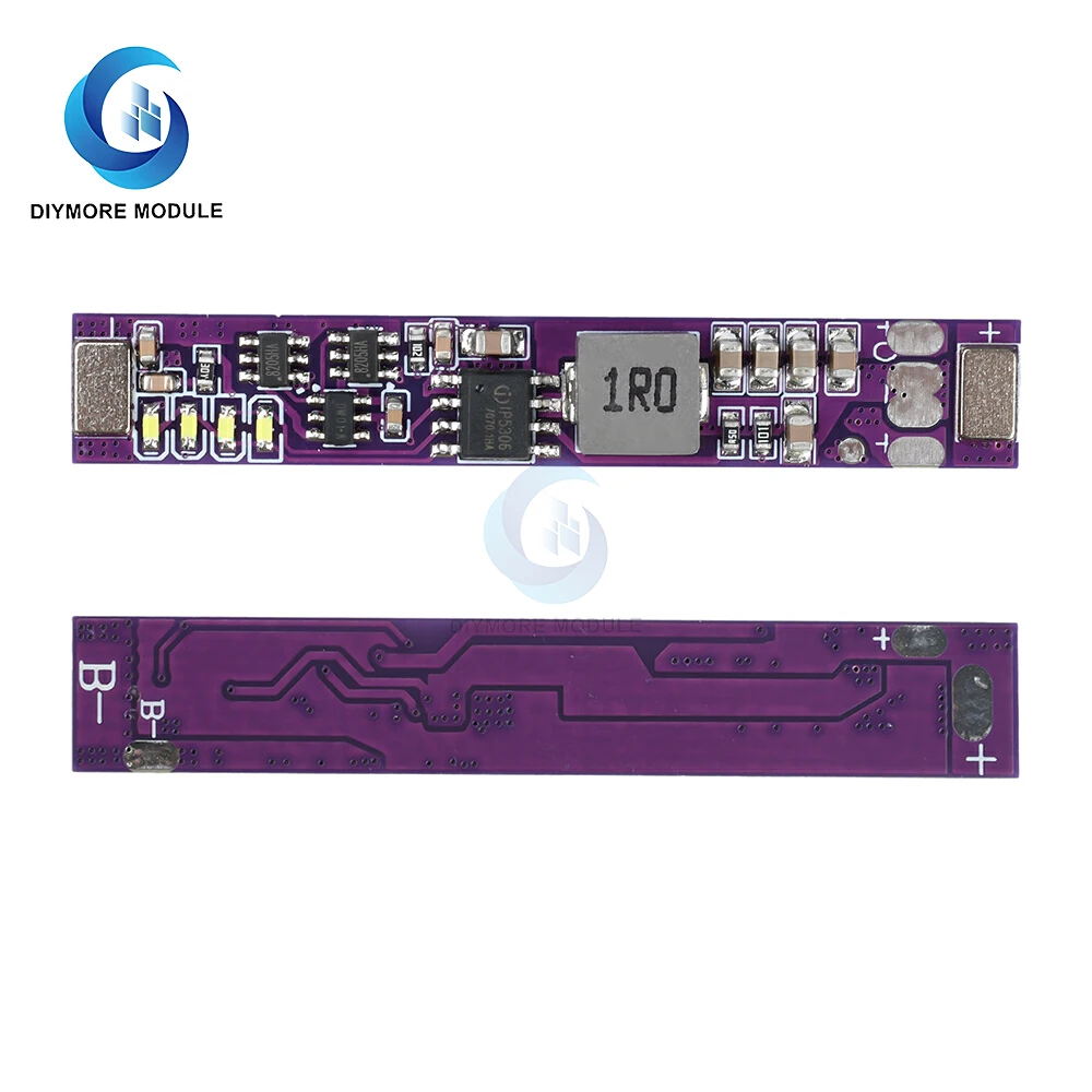 1-5Pcs Mini DC 5V 2A Lithium Battery Charging Board 18650 Lithium Battery Boost Charging And Discharging Integrated Module