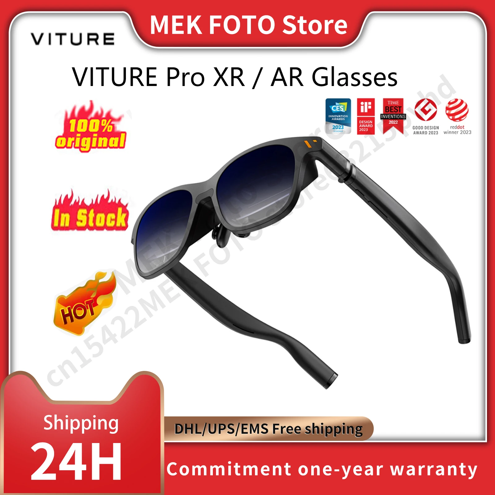 VITURE Pro XR / AR Gafas 135" 120Hz Full HD UltraClarity Display Gafas inteligentes para iPhone 15/Android/Mac/PC/Steam Deck