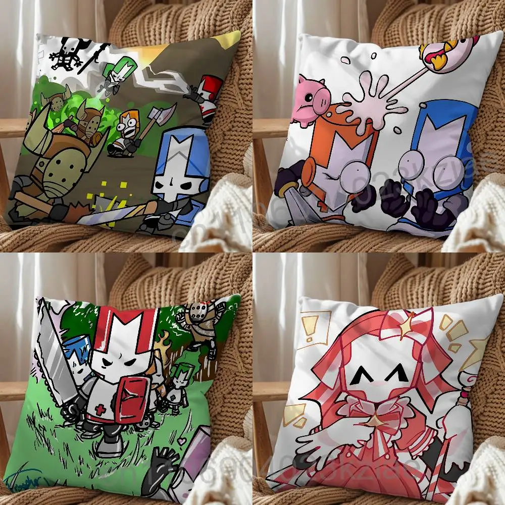 

Art cute cool Castle Crashers pillow cover living room sofa cushion cover bedroom room bed pillow cover home decoration