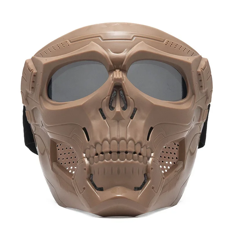 Helmet Mask Off-road Motorcycle Skeleton Horror Goggles Sports Riding Harley GogglesMask MotorcycleRiding Goggles TacticalHelmet