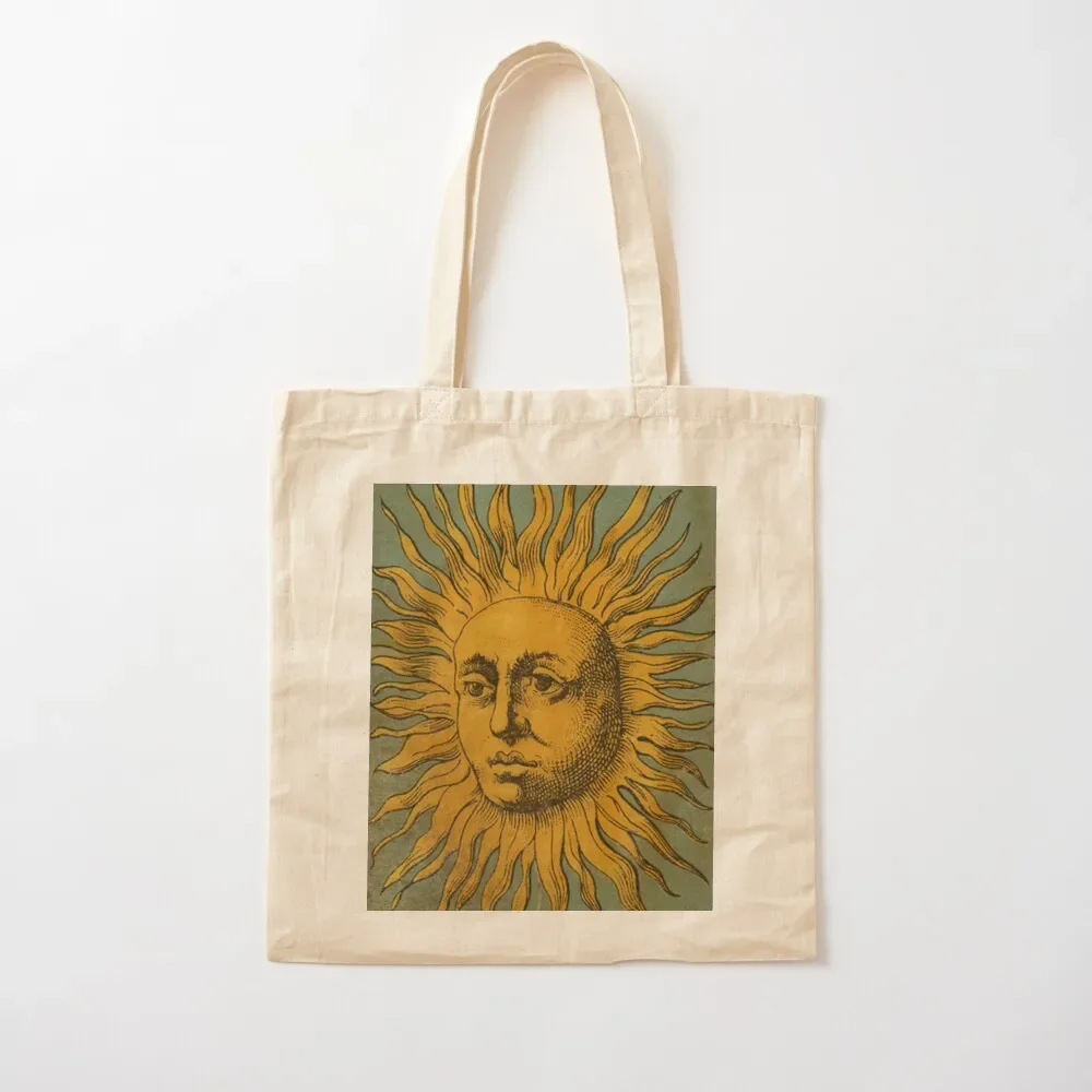 

Vintage Sun Tarot Tote Bag tote bag women Women's beach bags Bag