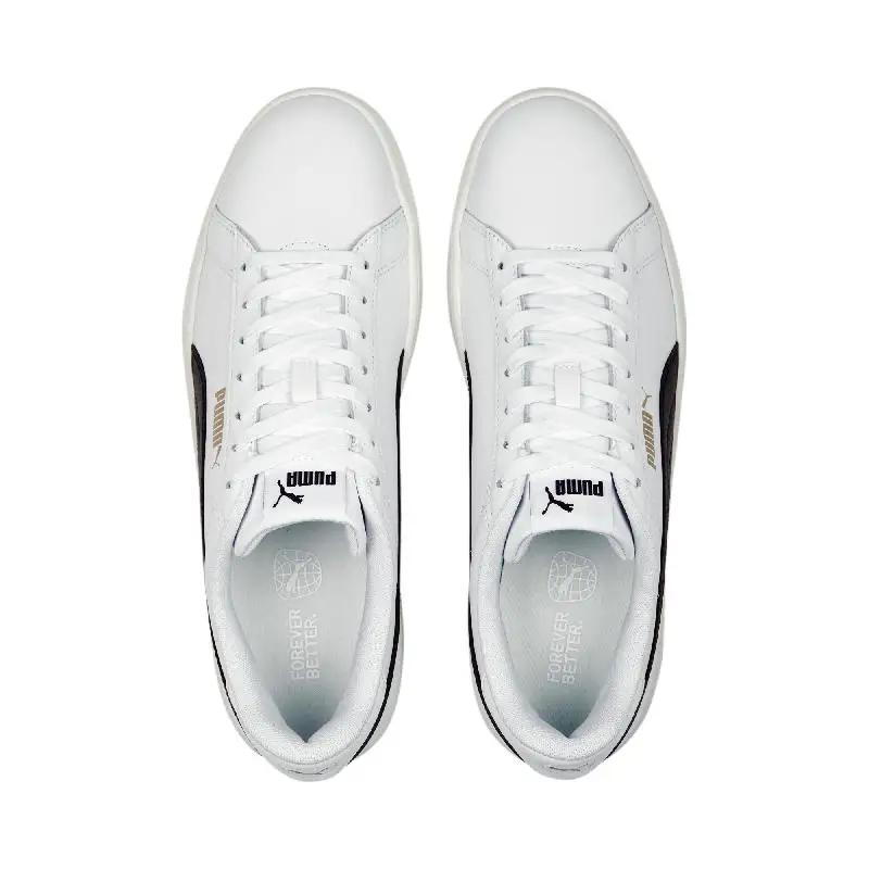 

Puma Men's and Women's Shoes Smash 3.0 L Couple's White Sneakers Comfortable and Stylish Low-Top Casual Shoes 390987-03
