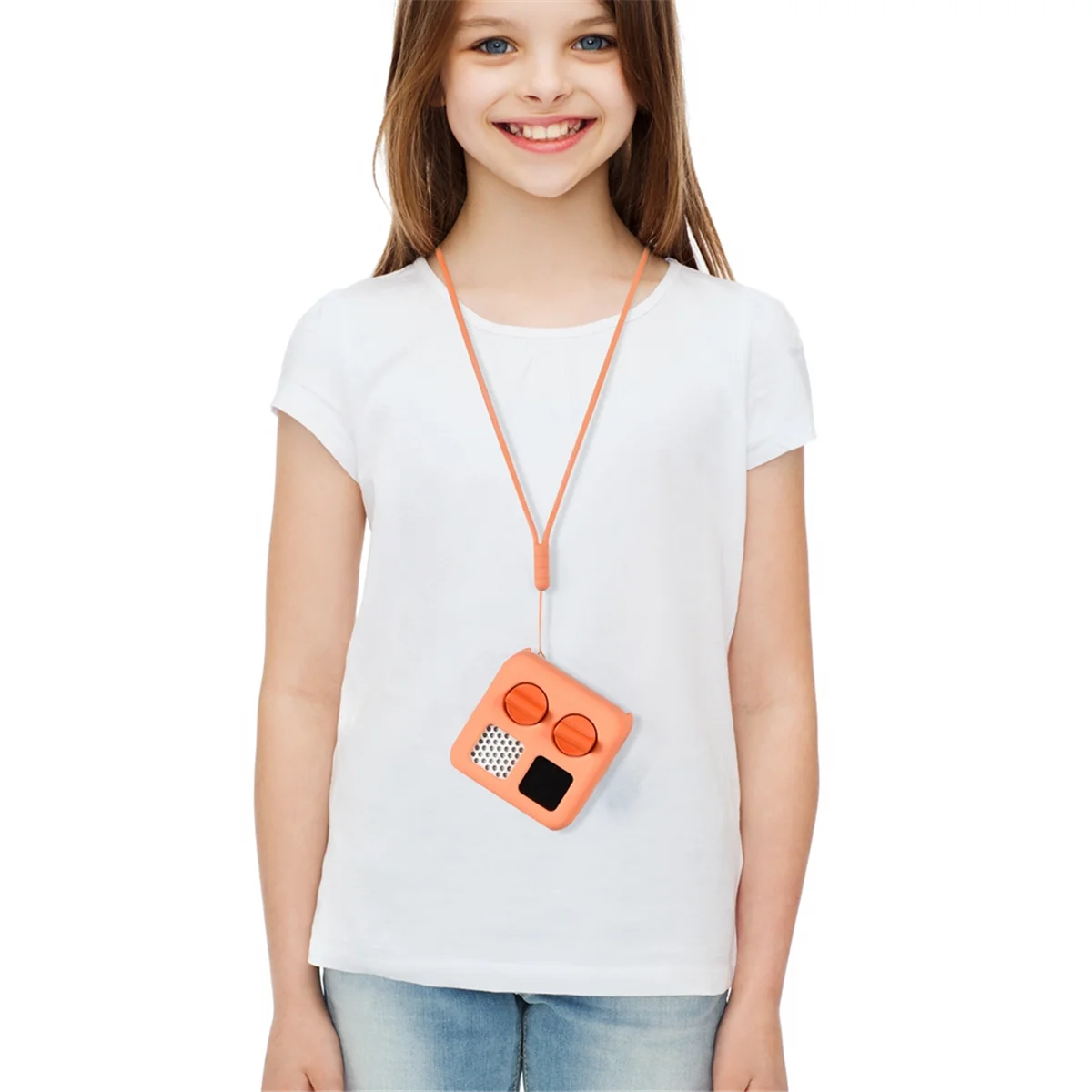 ร้อน! !สําหรับYoto Miniป้องกันกรณีเด็กเครื่องเล่นเสียงป้องกันกรณีนักเล่าเรื่องPlayerซิลิโคนป้องกันกรณี,สีส้ม