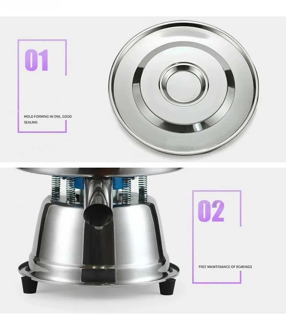 40cm Electric Vibrating Sieve with 220V Motor for Stainless Steel Powder Sifting