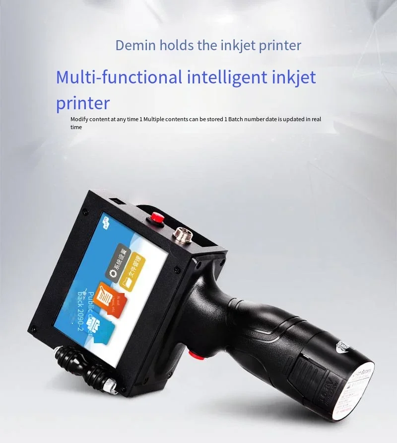 

MX3 intelligent handheld inkjet printer, QR code date marking machine, fully automatic packaging label small coding machine