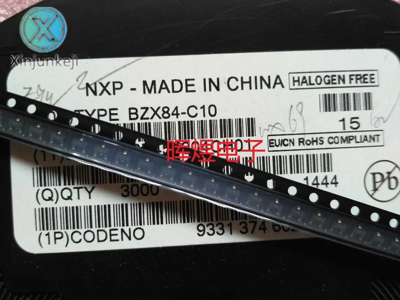 30 sztuk oryginalny nowy BZX84-C10 SOT23 10V SMD dioda zenera Z9W