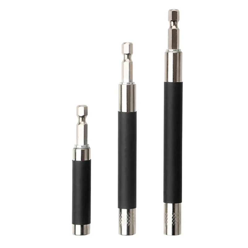 80/120/140MM Quick Release Magnetic Screwdriver Bit Holder 1/4 Hex Shank Screw Bits Extension Rod Bar Electric Drill