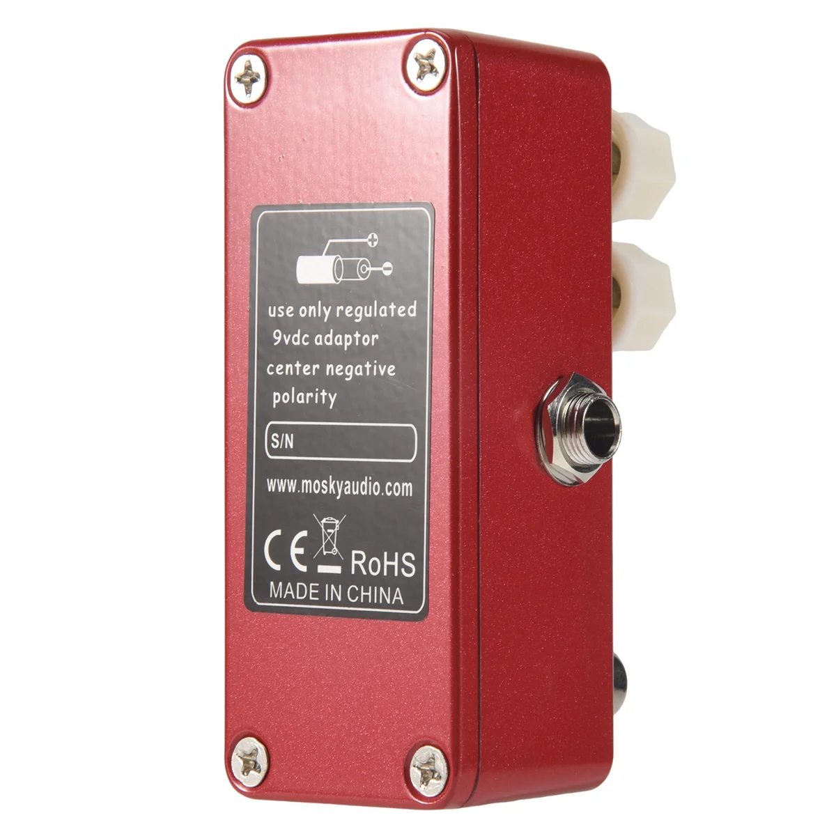 Superior Mosky Mini Guitar Effect Pedal Mini Crunch Red Distortion Guitar Pedal True Bypass Full Metal Shell