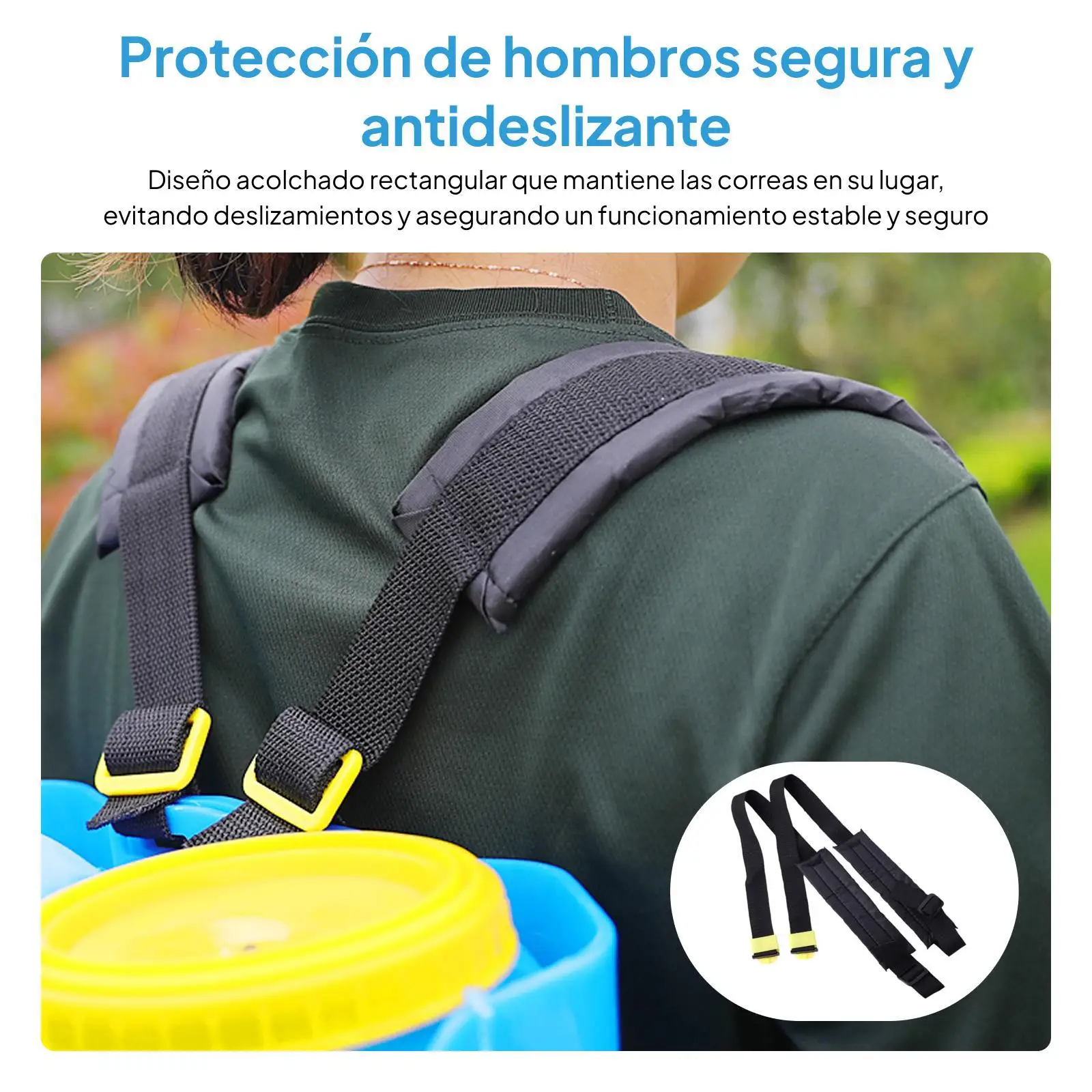 2Pcs Backpack Sprayer Replacement Straps High Strength Wear Resistant Easy Installation Nylon Agricultural Manual Sprayer Straps