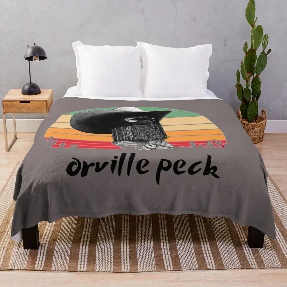 

orville peckTshirt Throw Blanket No Pilling Soft Warm Blanket for Bed