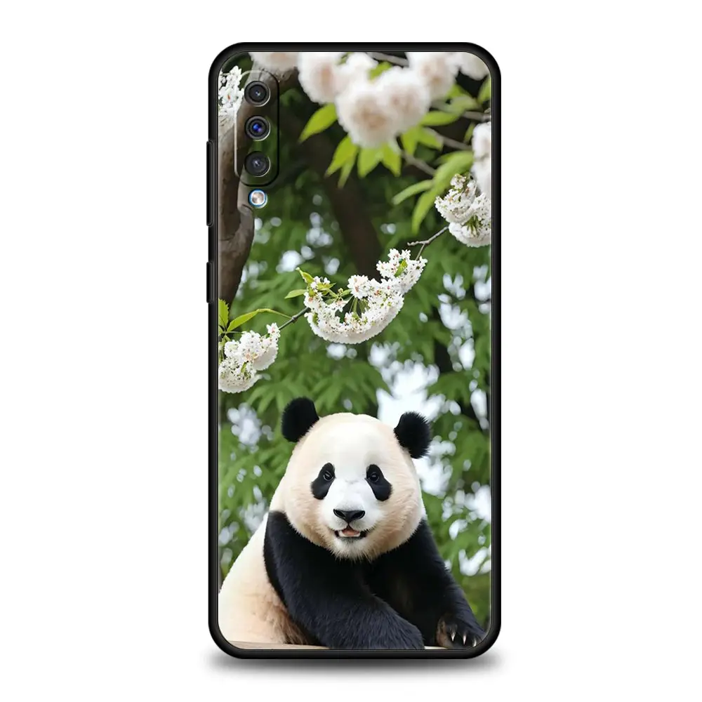 Fubao panda Phone Case For Samsung A54 A52 A24 A14 A50 A72 A70 A10 A30 A40 A20S A20E A02S A12 A22 A34 A42 A32 5G A04s Cover