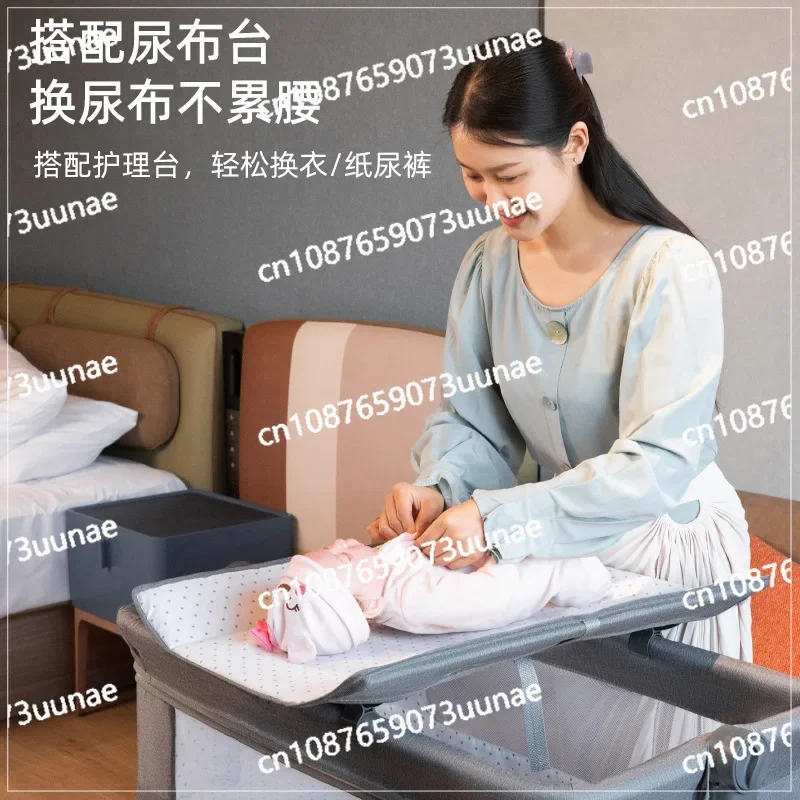 Cradle bed multifunctional mobile foldable