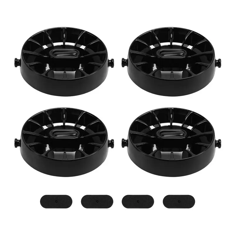 

1Set/4Pcs Car Vortex Air Conditioner Air Outlet Modification Parts For Mercedes Smart 453 Fortwo Black-N30R