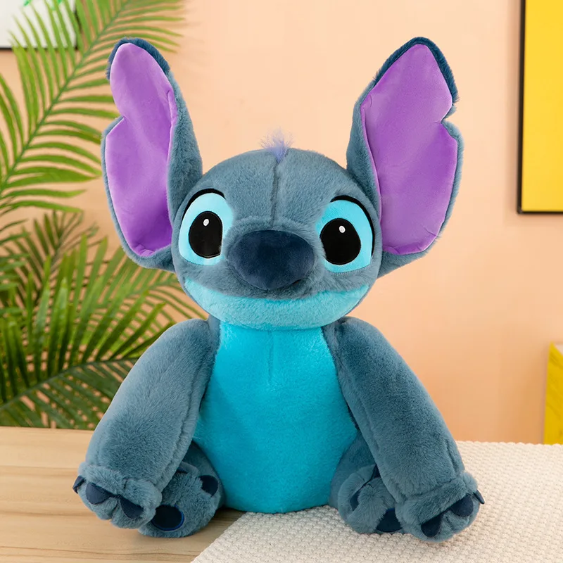 Disney stitch 30cm -80cm tamanho gigante lilo & ponto pelúcia boneca dos desenhos animados animal casal dormir travesseiro brinquedo softmaterial