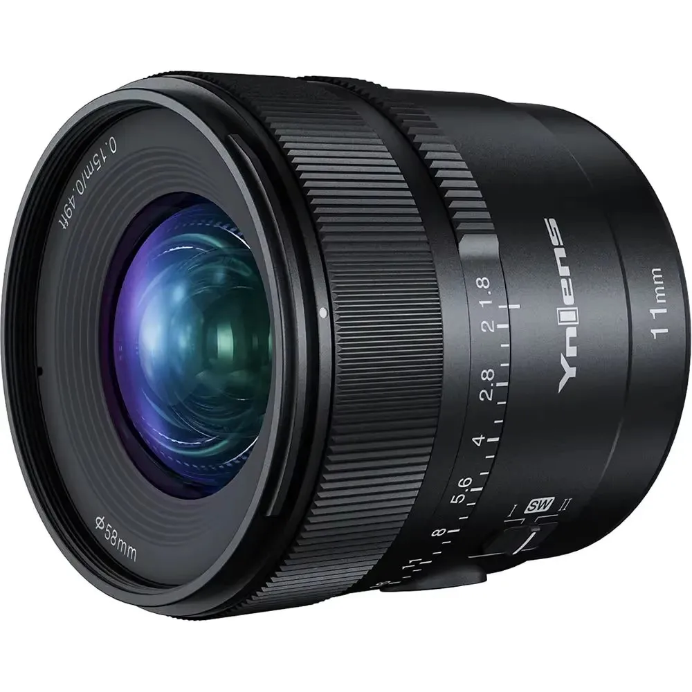 متوفر YONGNUO YN11mm F1.8S لعدسة التركيز التلقائي Sony عدسة A6700 A6000 A5100 A3500 ZV-E10