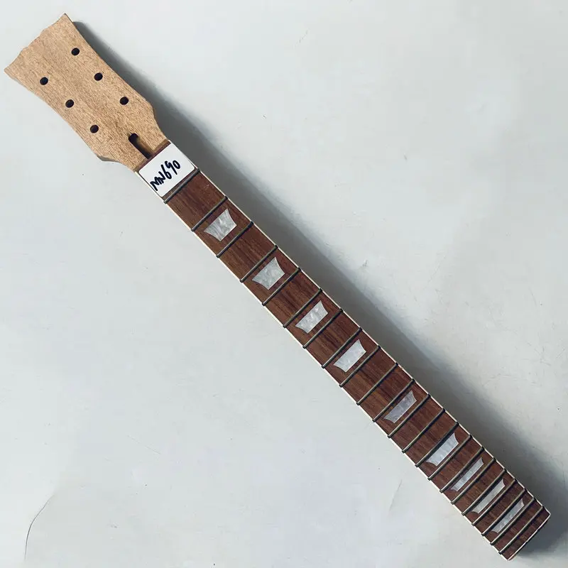 

MN690 Left Hand Guitar 22 Frets Electric Guitar Neck Mahogany Rosewood Replace and DIY Surface Damages and Dirty &Crack