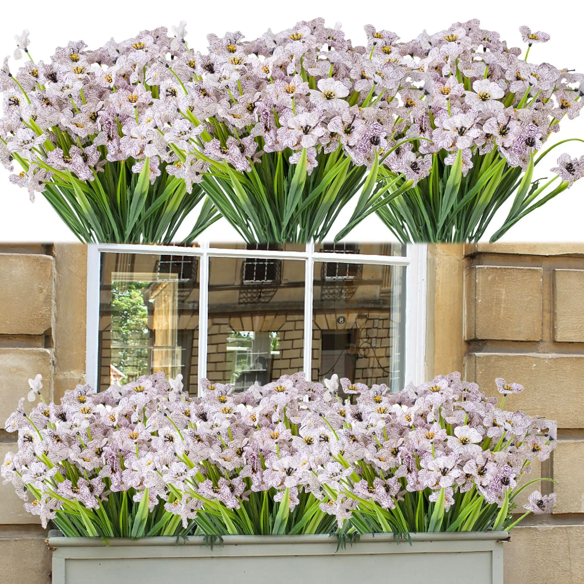 

Artificial Flower Plant violet Grass Hotsale Wedding bridalbouquet Home Vase Outdoor Garden arch bonsai Christmas Diy Decoration