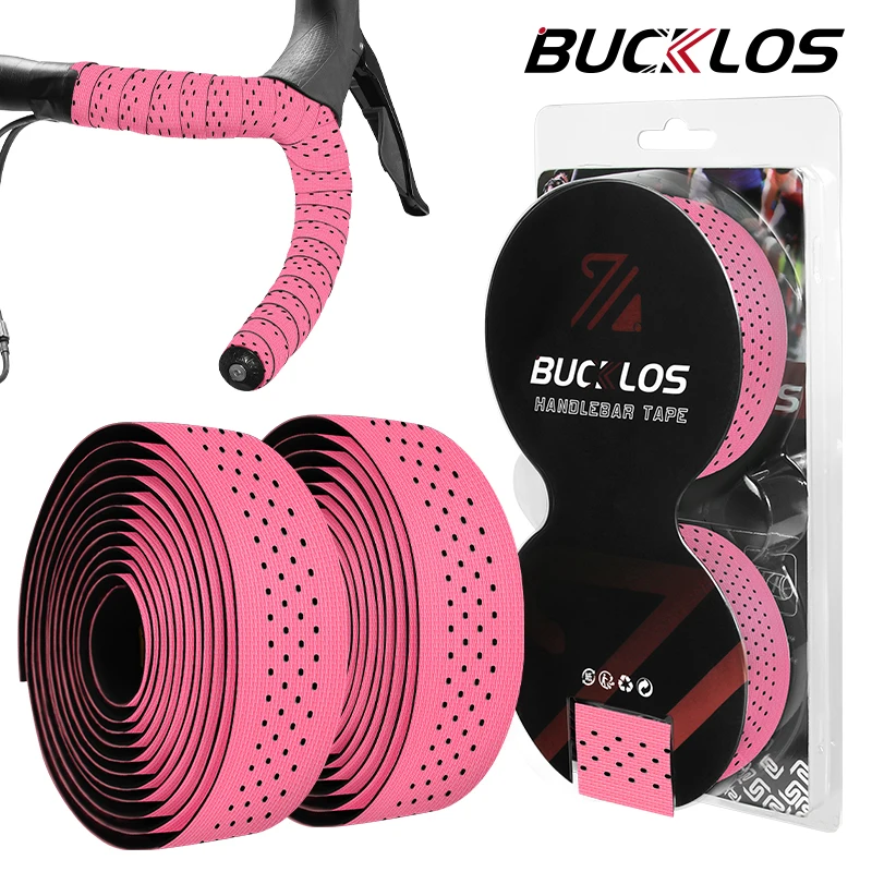 

BUCKLOS Silicone Bike Handlebar Tape Racing Bike Non-slip Road Bicycle Straps Shock-absorption Speed Cycling Handlebar Tape