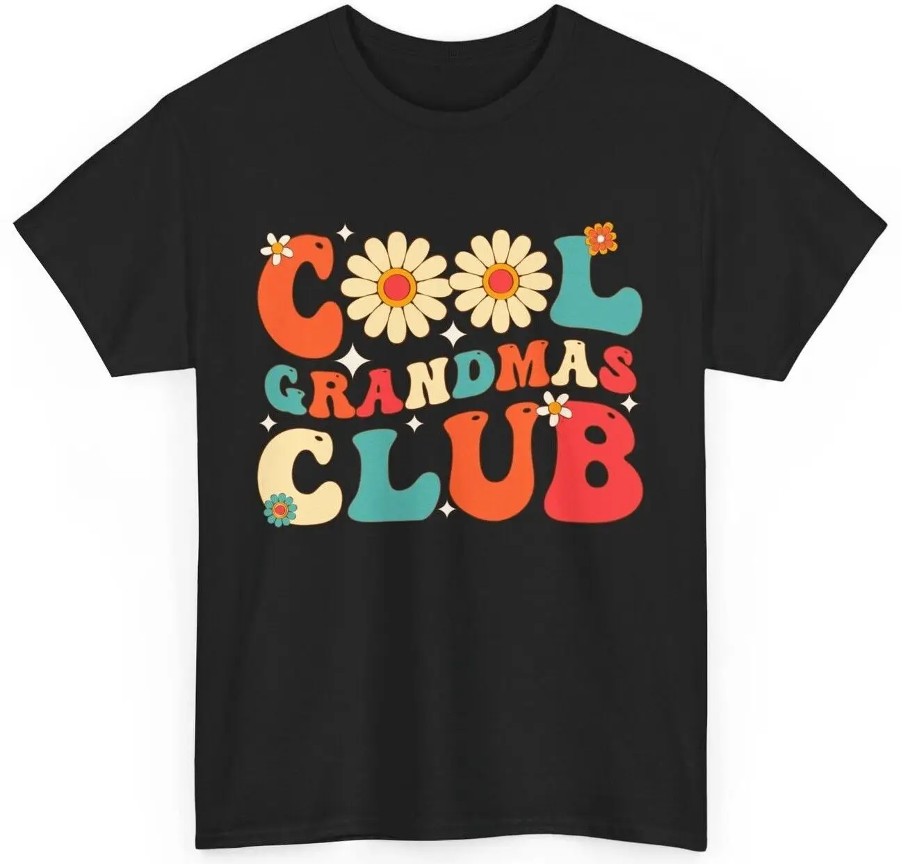 Grandma Shirt, Cool Grandmas Club T-shirt, Grandmother Groovy T-shirt