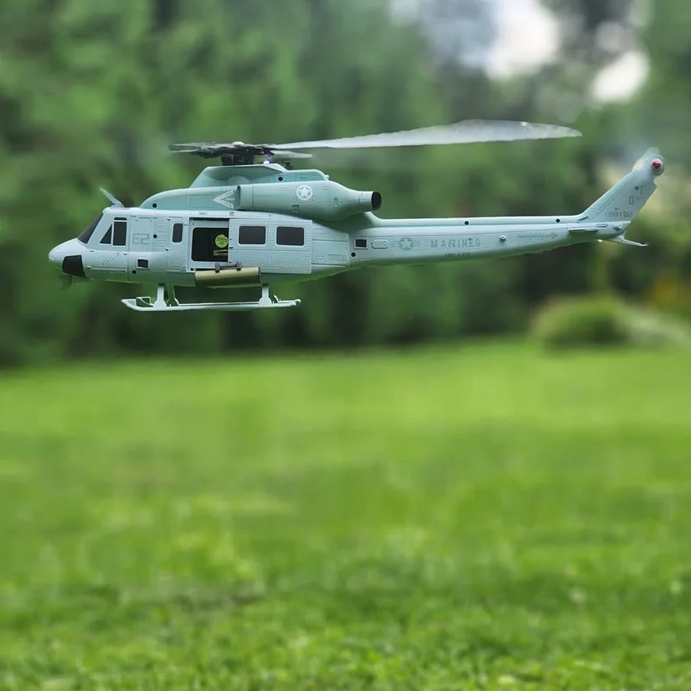 GOOSKY E2 UH-1Y 3D RC Elicottero UH-1Y Venom Elicottero Hobby Divertimento all'aria aperta Elicottero telecomandato Giocattoli Regali di Natale