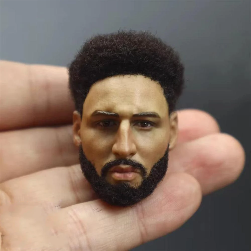 

1/6th Male Basketball Man Water Brother Guard Head Sculpt Carving with Hair Transplant Toys Model For 12" Doll Figure Fans DIY