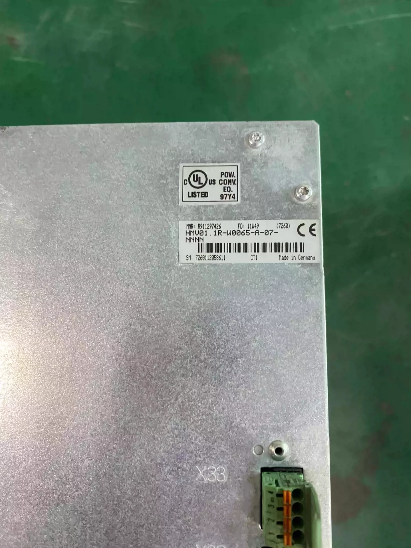 HMV01.1R-W0065-A-07-NNNN محرك سيرفو لـ Rexroth