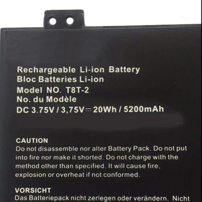 CP Laptop Battery T8T-2 3.75V 20Wh/5200mAh For Satellite Click Mini L9W-B A000381560, T10TC, T8T-2