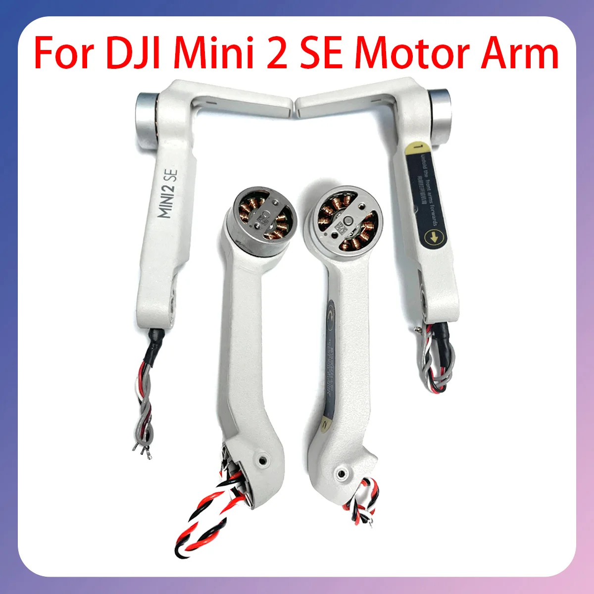 

Original Mini 2se with smooth rotation of front rear left right arms without lag Used as a repair accessory for DJI Mini series