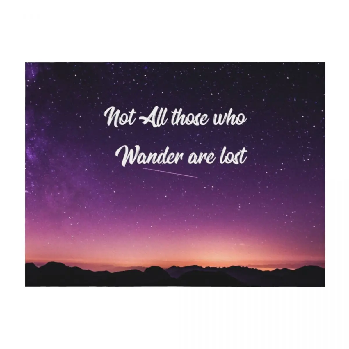 

Not all those who wander are lost travel design Throw Blanket Soft Beds For Sofa Thin Thermal Sleeping Bag Blankets
